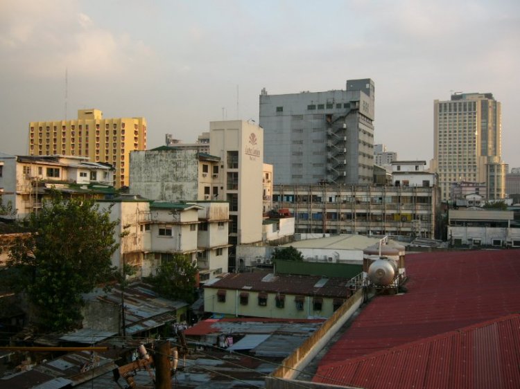 Arquiza Street Ermita Manila Rooftops Buildings Architecture And